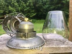 1800's CPR Canadian Pacific Railroad Brass Top Conductor Lantern CCG