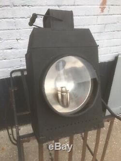 1800`s Glazier Headlight Co. Steam Tractor Headlight & Lamp Assembly Railroad