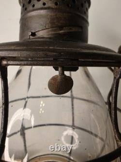 1875 Eastern Railroad Lantern F. O. Dewey And Sons Boston Whale Oil Burner