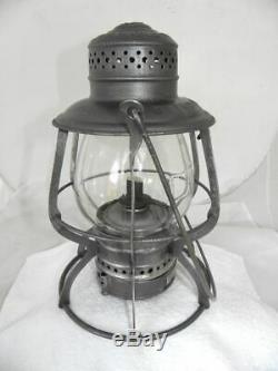 1889 MISSOURI PACIFIC RAILROAD LANTERN Clear Cast MP EB Globe