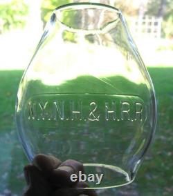 1897 Adlake NY NH&HRR NEW YORK, NEW HAVEN, HARTFORD Cast Globe RAILROAD LANTERN