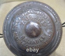 1897 Adlake NY NH&HRR NEW YORK, NEW HAVEN, HARTFORD Cast Globe RAILROAD LANTERN