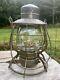 1897 GNRy Great Northern Railway Lantern THE ADAMS Clear Ext. Base Globe