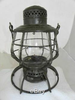 1897 SOUTHERN PACIFIC RAILROAD LANTERN Clear Cast SPCo EB Lantern Globe