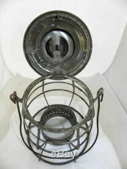 1897 SOUTHERN PACIFIC RAILROAD LANTERN Clear Cast SPCo EB Lantern Globe