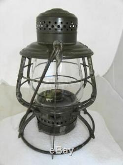 1897 SOUTHERN PACIFIC RAILROAD LANTERN Clear Cast SPCo EB Lantern Globe