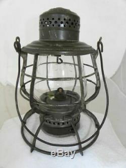 1897 SOUTHERN PACIFIC RAILROAD LANTERN Clear Cast SPCo EB Lantern Globe