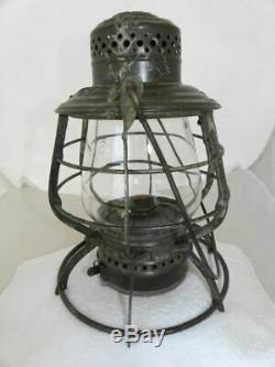 1897 SOUTHERN PACIFIC RAILROAD LANTERN Clear Cast SPCo EB Lantern Globe