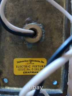 1900's Chapman Railroad Wall Mounts Lamps