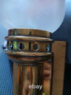 1900's Chapman Railroad Wall Mounts Lamps