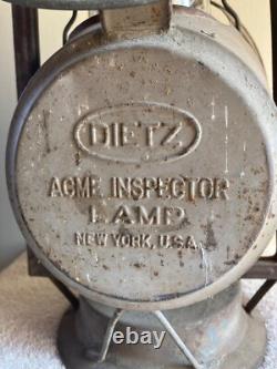 1900s Dietz Acme Inspector Lamp (Pennsylvania Railroad)