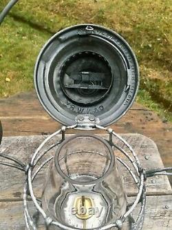 1909 C&NW Ry Chicago & Northwest Railway Lantern with Clear Cast Ext. Globe