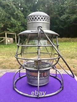 1910 PS&N Pittsburgh Shawmut & Northern Railroad Lantern VULCAN CC ext. Globe