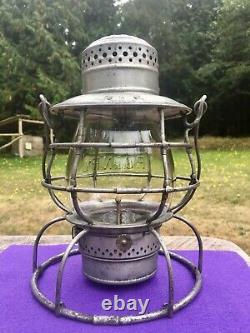 1910 PS&N Pittsburgh Shawmut & Northern Railroad Lantern VULCAN CC ext. Globe