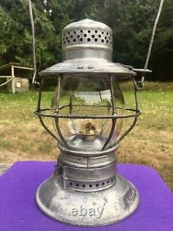 1912 WABASH Railroad Bell Bottom Lantern HANDLAN ST. LOUIS Corning CCG