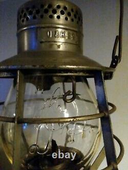 1913 Dressel D & H Tall Railroad lantern very nice condition