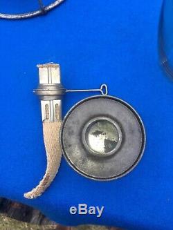 1913 WMRy Western Maryland Railroad Lantern A&W Reliable Clear Etched Ext. Base