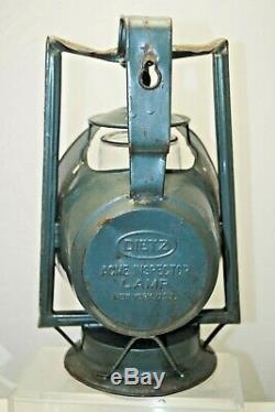 1920s 30s Era Dietz Railroad Inspectors Kerosene Lantern / Lamp