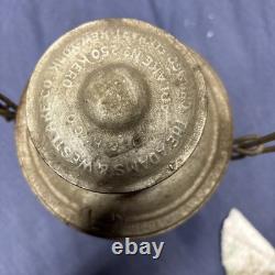 1922 Adlake Kero Antique Adams & Westlake Co. Railroad Oil Lantern Lamp