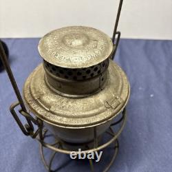 1922 Adlake Kero Antique Adams & Westlake Co. Railroad Oil Lantern Lamp