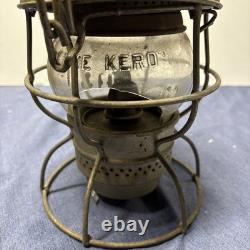 1922 Adlake Kero Antique Adams & Westlake Co. Railroad Oil Lantern Lamp