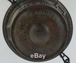 1923 N & W RY Adlake Reliance Railroad Lantern, Marked Tall Globe & Lantern