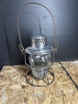 1925 Armspear L&N Railroad Lantern Louisville & Nashville Etched Globe