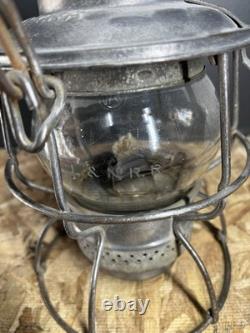 1925 Armspear L&N Railroad Lantern Louisville & Nashville Etched Globe
