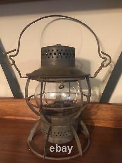 1930's-40's Dressel B&O Railroad Lantern With Clear Globe