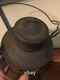 1930's-40's Dressel B&O Railroad Lantern With Clear Globe