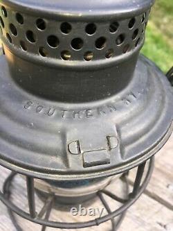 1934 SO Southern Railroad Lantern Adlake 300 Double Marked Original Etched Globe