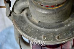 1940 Antique Railroad Lantern Dietz Vesta NY S-2-40 RR Train Oil Lamp Vintage