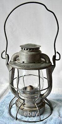 1944 Antique Railroad Lantern Dietz New S-12-44 RR Train Oil Lamp Vintage