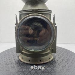 1945 C. Eastgate and Sons Birmingham MOD Railway Lantern with burner