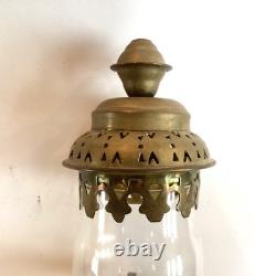 19C GWR Brass Carriage Candle Lamp Great Western Railway Wall mounted Railroad