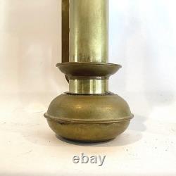 19C GWR Brass Carriage Candle Lamp Great Western Railway Wall mounted Railroad