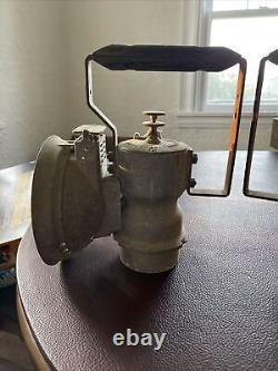 (2) Antique Oxweld Model A Union Carbide Railroad Lamp