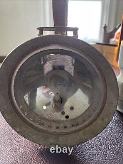 (2) Antique Oxweld Model A Union Carbide Railroad Lamp