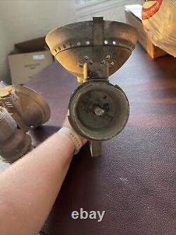 (2) Antique Oxweld Model A Union Carbide Railroad Lamp