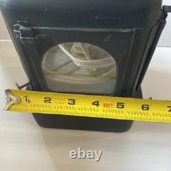 2 Antique Vintage English Railroad RR Lantern Lamp Pair Planlite