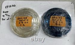 2 Green 2 Clear LOT Vintage RAILROAD LANTERN LENS Switch Lamp RR Light Fresnel