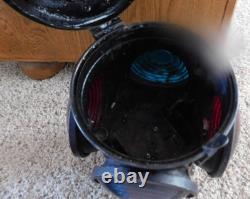 25-509 VINT THE ADLAKE NON-SWEATING LAMP CHICAGO RAILROAD 4-WAY SIGNAL Blue Red
