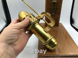2Antique Brass 1907 Adams & Westlake Wall Mount Railroad Car Candle Sconce Lamps