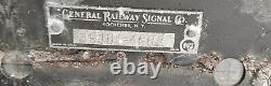 3 GENERAL RAILWAY SIGNAL Railroad Color Lights Original Signal Lamp Units B&O
