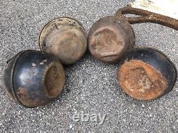 4 Old Vintage TOLEDO TORCH Smudge Pot Railroad Highway Flare Construction Wicks
