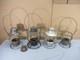 4 Vtg Railroad Rail Road Lanterns Adlake Kero Dietz Handlan 4-Parts or Repair