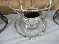 4 Vtg Railroad Rail Road Lanterns Adlake Kero Dietz Handlan 4-Parts or Repair
