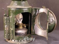 40's Wakefield Train Railroad RED BLUE Lens Rotating Locking Signal Lantern Lamp