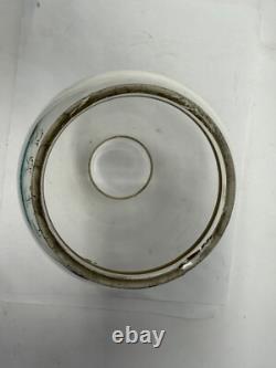 5 3/8 clear cast B&LERR extended base tall railroad lantern globe Bessemer