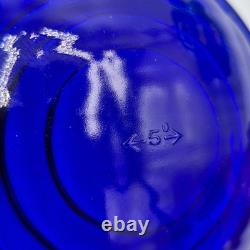 5 VTG Corning & Kopp Glass Railroad Lantern Switch Lamp Lenses Teal Cobalt Amber